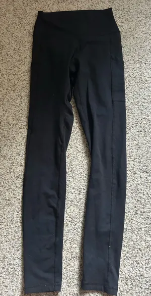 OFFLINE by Aerie Black High-Rise Leggings with pockets thumbnail 1