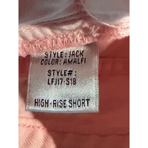 Lovers + Friends Jack High Rise‎ Distressed Denim Shorts Pink Amalfi Size 28 thumbnail 6