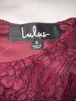 Lulu's Burgundy Lace Mini Dress thumbnail 6