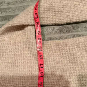 Free People Sidewinder Wool Sweater 100% Wool Turtleneck Beige XS thumbnail 5
