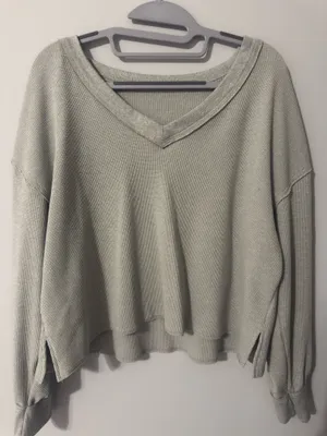 Grey long sleeve sweater Gray thumbnail 2