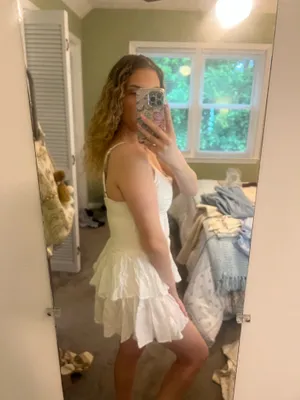 Sky to Moon BRAND NEW white mini dress thumbnail 4