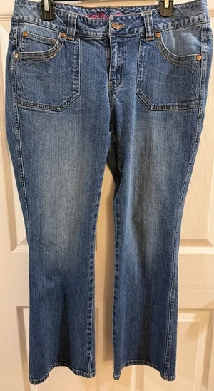 Duck Head Denim Bootcut Jeans in Blue Y2K thumbnail 1