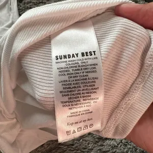 Sunday Best xs white tank top‎ thumbnail 6
