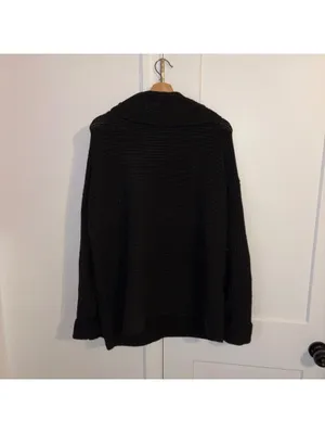 Pilcro By Anthropologie $158 Woman’s S Oversized Black Knit Pullover Sweater thumbnail 4