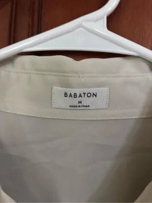 Babaton Cream Short Sleeve Button-Down Blouse thumbnail 2
