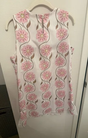 SheIn Pink Floral Shift Mini Dress thumbnail 1