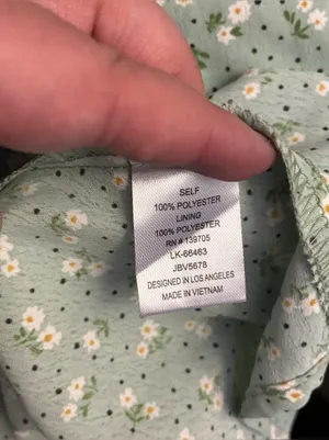 Emerald Sundae Floral Maxi Dress Smocked Bodice Mint Green S Juniors thumbnail 2