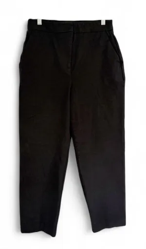 Boden Chino Pants Black High Rise Straight Leg Size 6 Pockets Workwear Office thumbnail 1