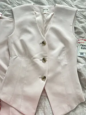 Open Edit Pink Pantsuit Vest Set thumbnail 4