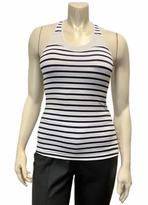 Athleta Mesh Striped‎ Racerback Tank Small Padded thumbnail 1