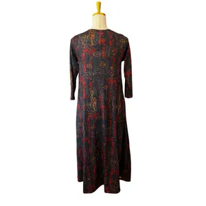 Natural Life Floral Maxi Dress New With Tags Boho Pockets Long Sleeve Modest-XS thumbnail 3