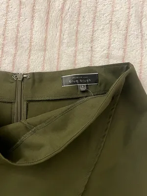 Blue Blush Wrap Olive Mini Skort thumbnail 5