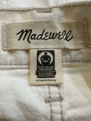Madewell‎ The '90s Mid-Length Jean Short in Vintage Canvas: Button Front Size 25 thumbnail 11