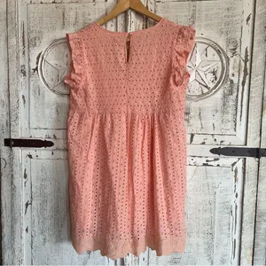 Peach Spring Dress Pink Size M thumbnail 4