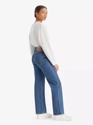 Levi’s 94 Baggy Jeans Women’s 27x31 Medium Wash Straight Leg High Rise Vintage thumbnail 2
