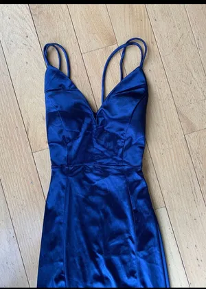 Windsor Navy Blue Dress thumbnail 3