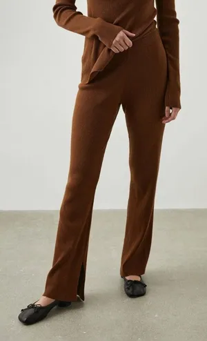 Rails‎ Jules Fox Brown Pant Cotton Silk Blend New $198 Size Large, L thumbnail 1