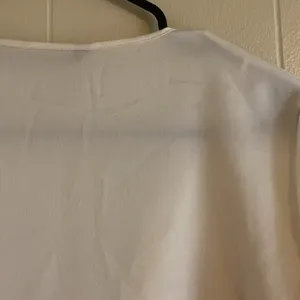 Zara Basic Collection White V Neck Blouse thumbnail 6