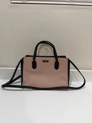 Kate Spade Laurel Way Reese Pink & Black Satchel thumbnail 2