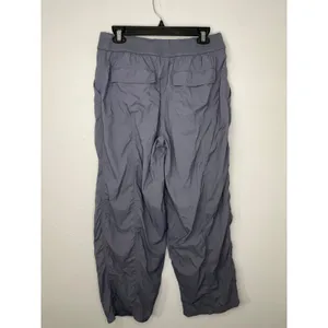 Daily Practice Anthropologie Wide-Leg Pants Gray Athleisure Women's Size Medium thumbnail 2