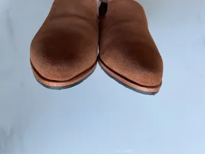 PATINA women's brown suede leather pointy toe slip on flats loafers Size US8 New thumbnail 4