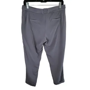 LC Lauren Conrad Lightweight Mauve Ankle‎ Fit Mid Rise Bow Belt Pants Size 6 thumbnail 2