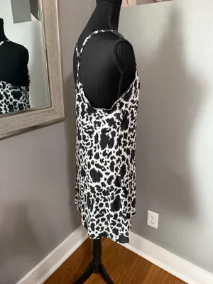 Outdoor Voices The Exercise Dress Dalmatian Print Size Medium. thumbnail 7