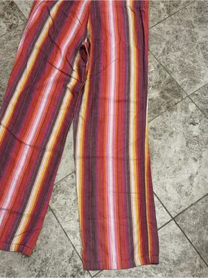 Y2K PINK Victoria’s Secret Pajama Pants Womens Striped Cotton Blend Drawstring S thumbnail 11