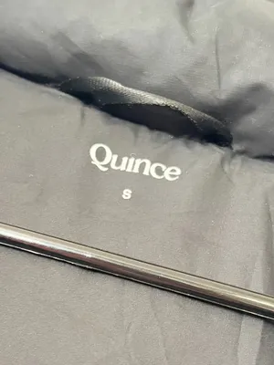 Quince Black Hooded Puffer Jacket Women’s S Quilted Winter Coat Outdoor Travel Gorpcore thumbnail 5