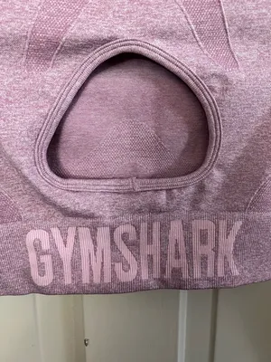 Gymshark Flex Sports Long Sleeve Crop Top Calm Pink Size Small thumbnail 7
