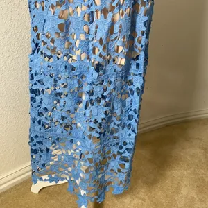 Women’s Lightweight Blue Summer Dress with Spaghetti Straps Size S NWT thumbnail 3