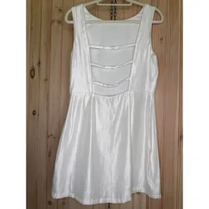 NWT Lulus Sophisticated Selection White Sleeveless Backless Mini Dress Party S thumbnail 4