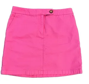 Anthropology‎ Vanessa Virginia Mini Cotton Skirt Size 4 Pockets Pink thumbnail 1