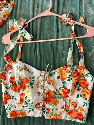 WAYF Set Floral Skirt thumbnail 2