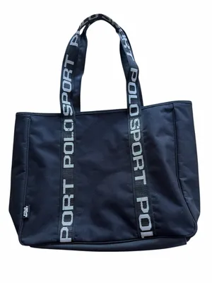 Ralph Lauren Y2K Polo Sport Black Spellout Tote Bag thumbnail 1
