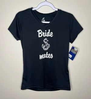 Bride Mates Bridal Party V-Neck Short Sleeve‎ Tee thumbnail 1