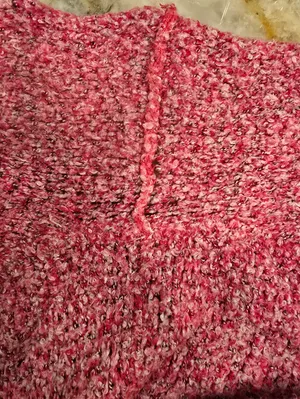 Free People BFF Cardigan Open Front in a Prickly Pear pink color S thumbnail 6