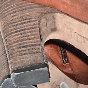 Stuart Weitzman Demigran‎ Leather Ankle Boots Block Heel Booties Women's Shoes thumbnail 13