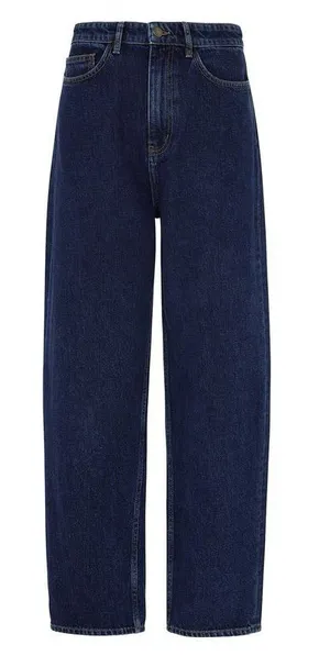 People Tree Barrel Enora Dark Wash High Rise Jeans 6 thumbnail 1