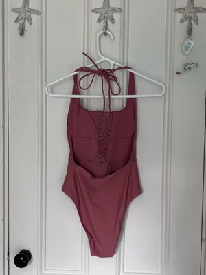 Open Back Aerie One-Piece Swimsuit thumbnail 4