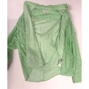 J.Crew Re-Imagined Green White Floral Ditsy Button Down Shirt BF817 Small thumbnail 5