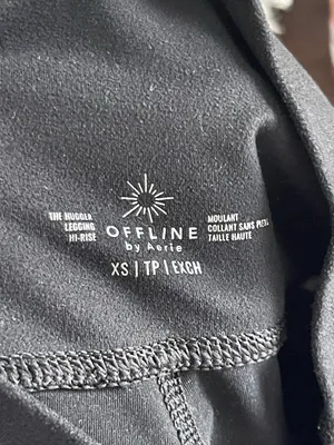 OFFLINE X AERIE | Black The Hugger High-Rise Leggings Sz XS thumbnail 6