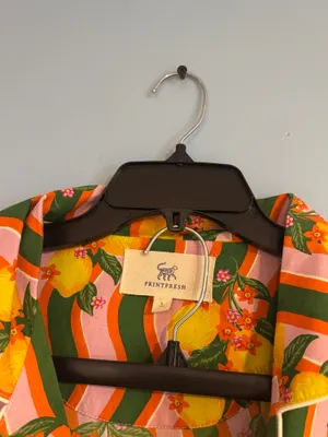 Print Fresh Long PJ Set Lemon Twist  thumbnail 3
