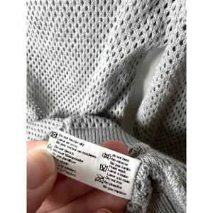 Maaji‎ Activewear Gray Mesh Knit Long Sleeve Sweater Crew Neck Women Medium thumbnail 6