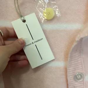 Moon & Maddison - Pink Striped Women's Sweater thumbnail 4