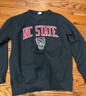 NC State crewneck sweatshirt Black Size undefined thumbnail 1