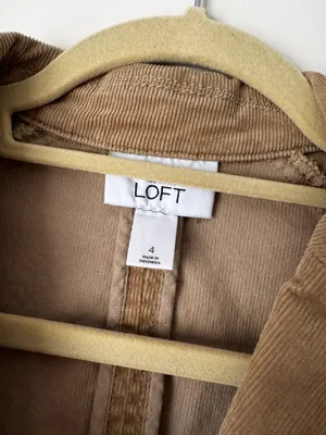 Ann Taylor Loft Corduroy Jacket Belted thumbnail 2