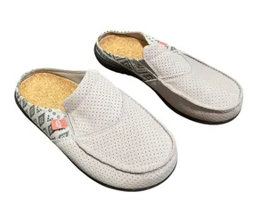 Spenco Women’s Size 8D Revitalign Orthotic Perforated Suede‎ Mules Siesta Tile thumbnail 1