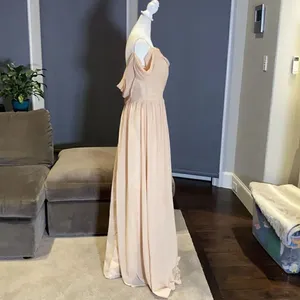 Women’s Chiffon Off the Shoulder Formal Gown Medium NWOT thumbnail 7
